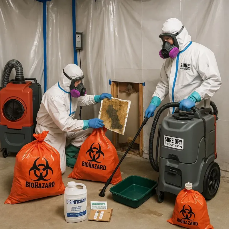 Contaminated Water Handling Protocols process in Jones Creek, TX