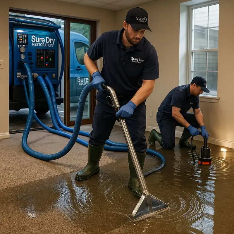 Water Extraction and Removal process in Jones Creek, TX